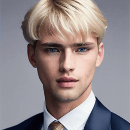 Bowl Cut Blonde Hairstyle profile picture for men